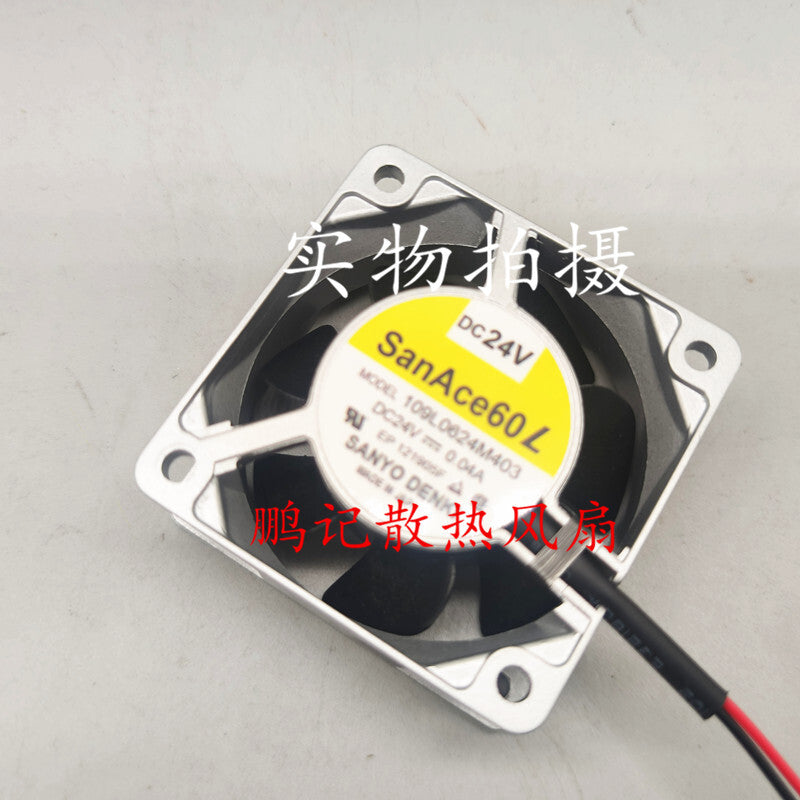 Sanyo 109L0624M403 24V 0.04A 6025 aluminum frame DC cooling fan