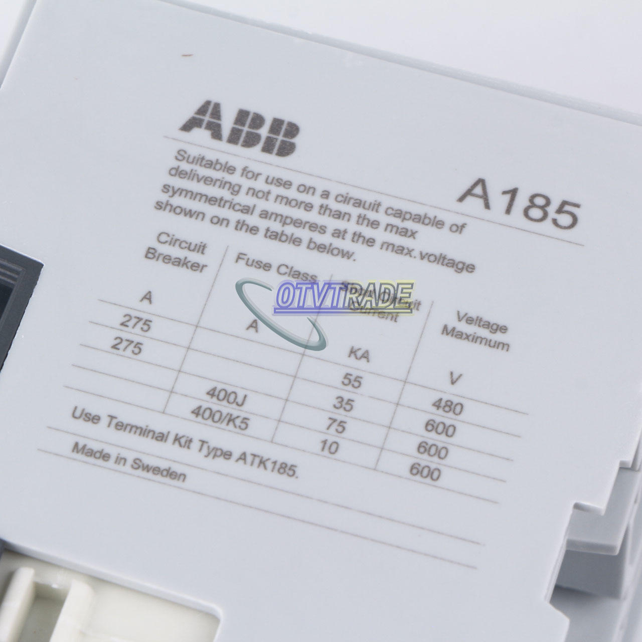 new ONE ABB Contactor AC Contactor A185-30-11 185A 110V#HL - ABB