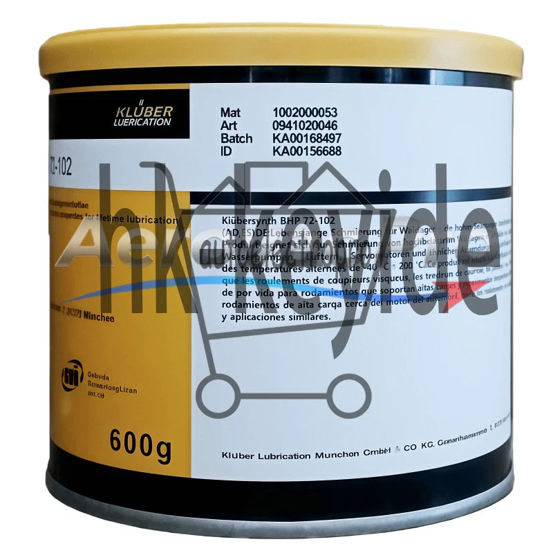 1Pcs KLUBER Lubrication Klubersynth BHP 72-102 600g ( 21.2 OZ) SAFE RELIABLE