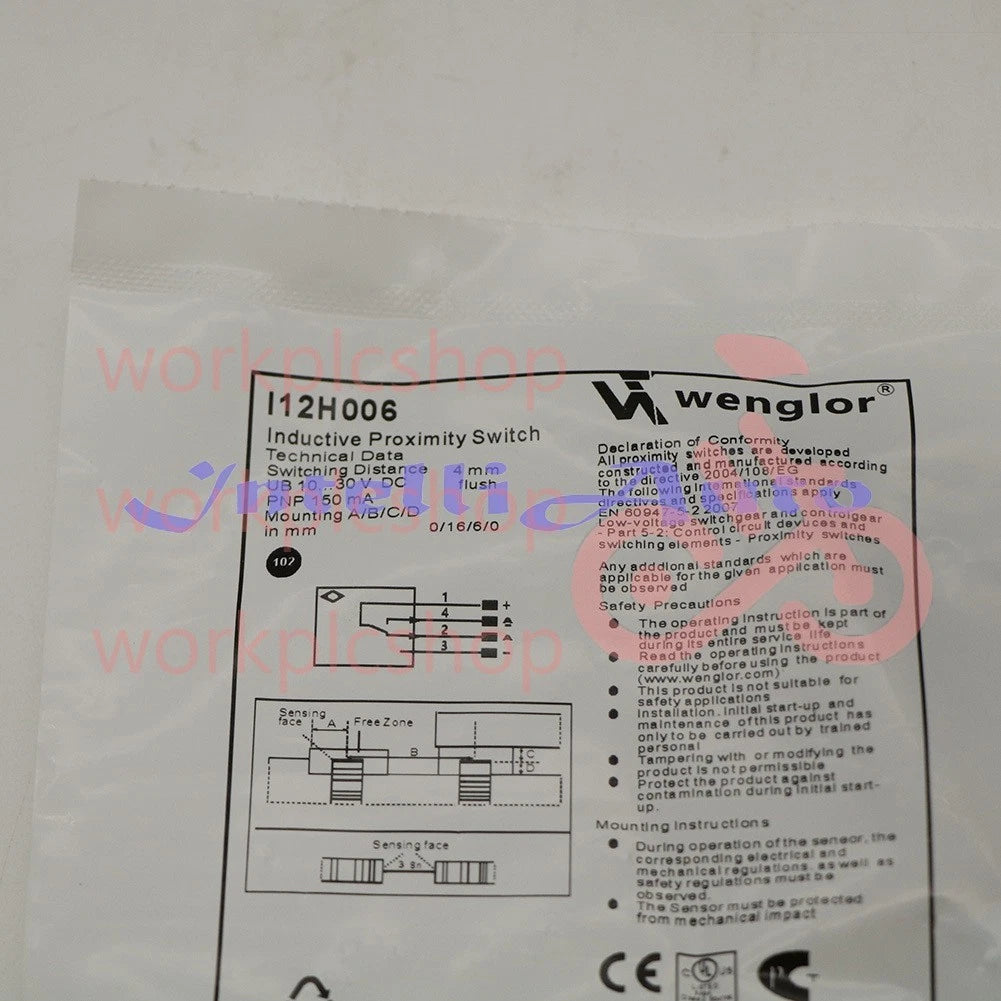 1PCS Wenglor Inductive Proximity Switch Sensor I12H006 Free Shipping#QW