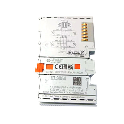 BECKHOFF EL3054 Analog Terminal Process - BECKHOFF