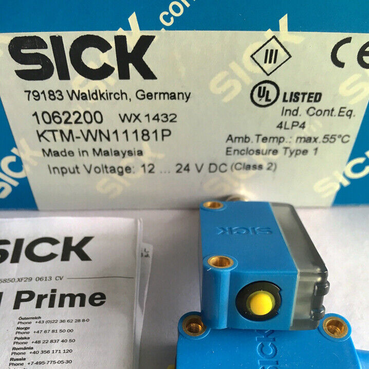 New ONE SICK Photoelectric Sensors Model KTM-WN11181P SHIPP - ONE SICK