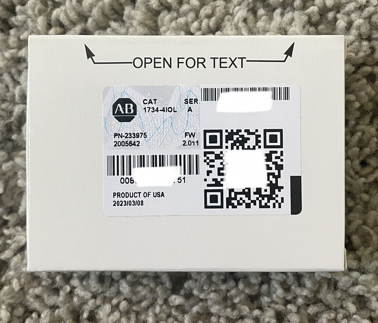 Allen Bradley 1734-4IOL Ser A Point 4-Ch IO-Link Module - ALLEN BRADLEY