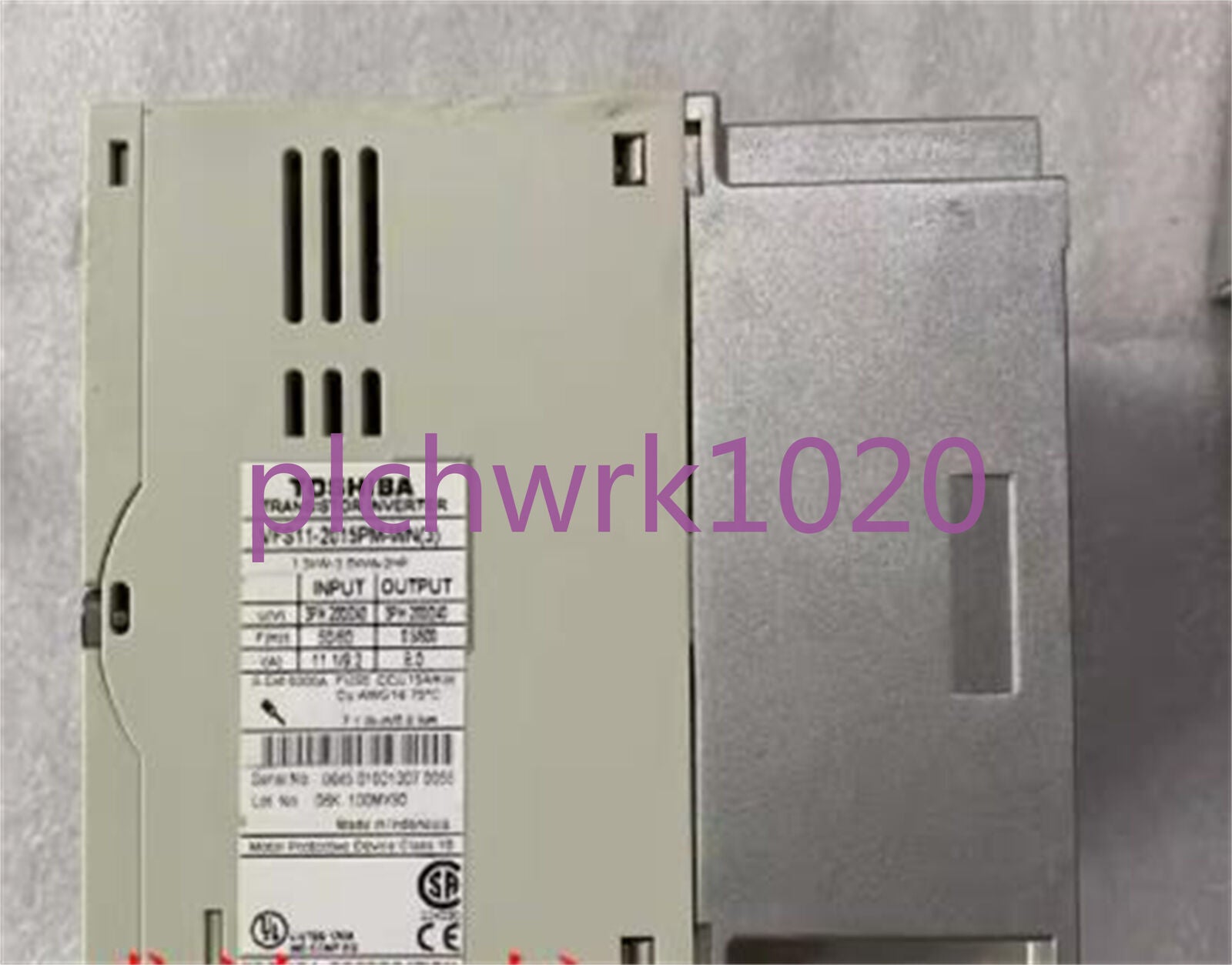 used 1PCS Toshiba Inverter VFS11-2015PM-WN(W3) 1.5KW 220V in good condition#HL