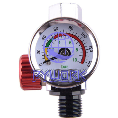1PCS Car Air Regulator Pressure Gauge Tool fit for Devilbiss Iwata 0-140 PSI