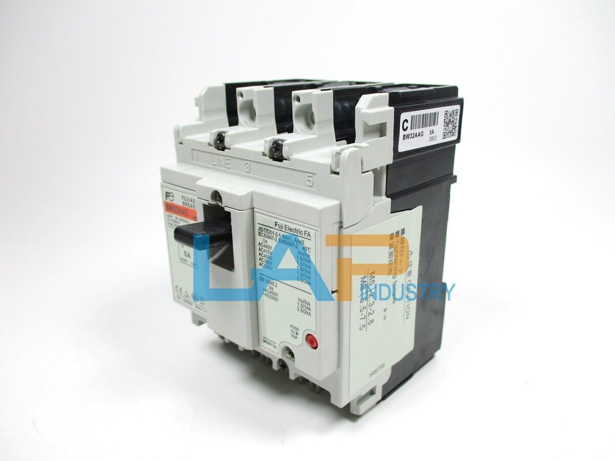 new 1PC  FOR Air Switch Circuit Breaker BW32AAG 3P 5A