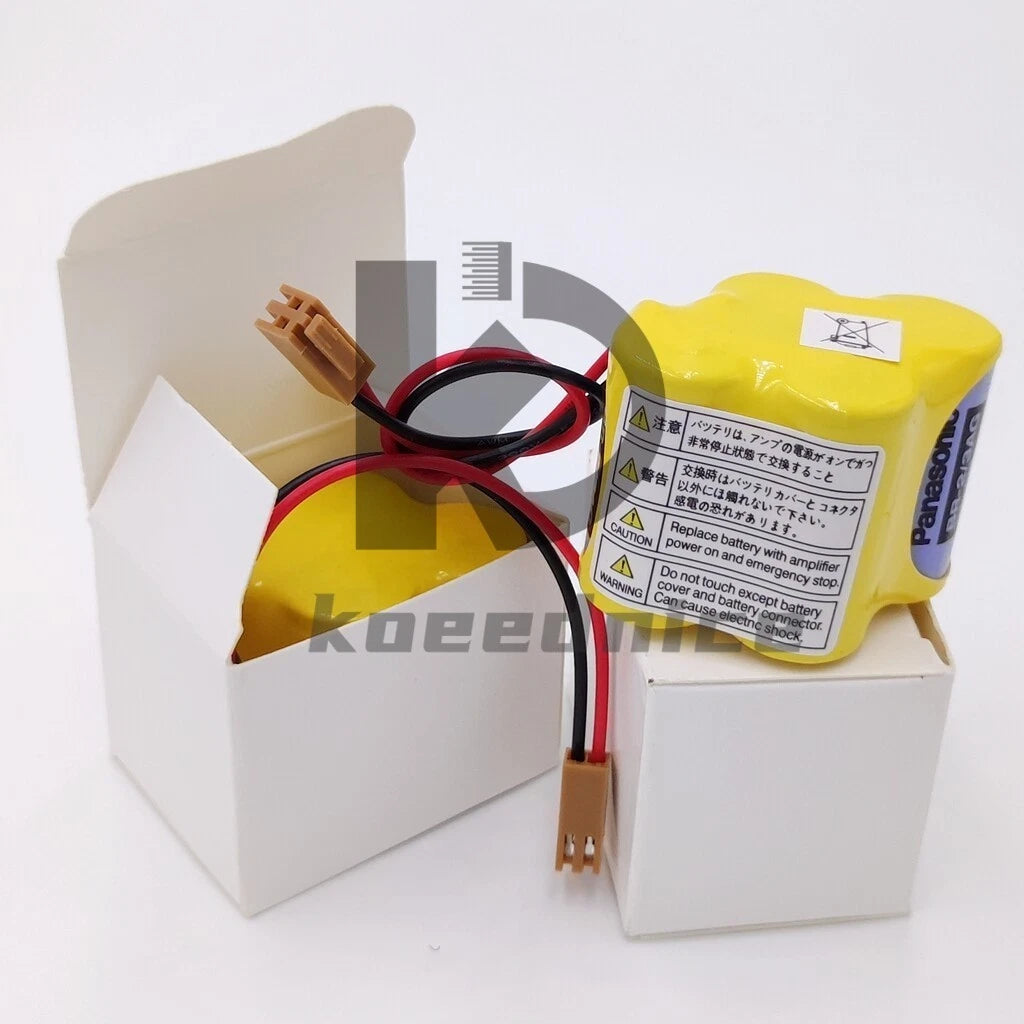 2Pcs BR-2/3AGCT4A 6V PLC Battery For FANUC A98L-0031-0025 with Plug