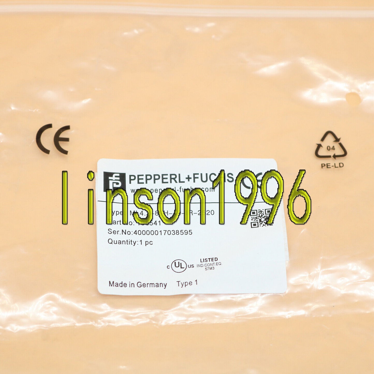 Pepperl+Fuchs ML4.2-8-H-40-IR-2520 Photoelectric Switch 1 year - High sensitivity, reliable performance, industrial and commercial use - PEPPERL+FUCHS