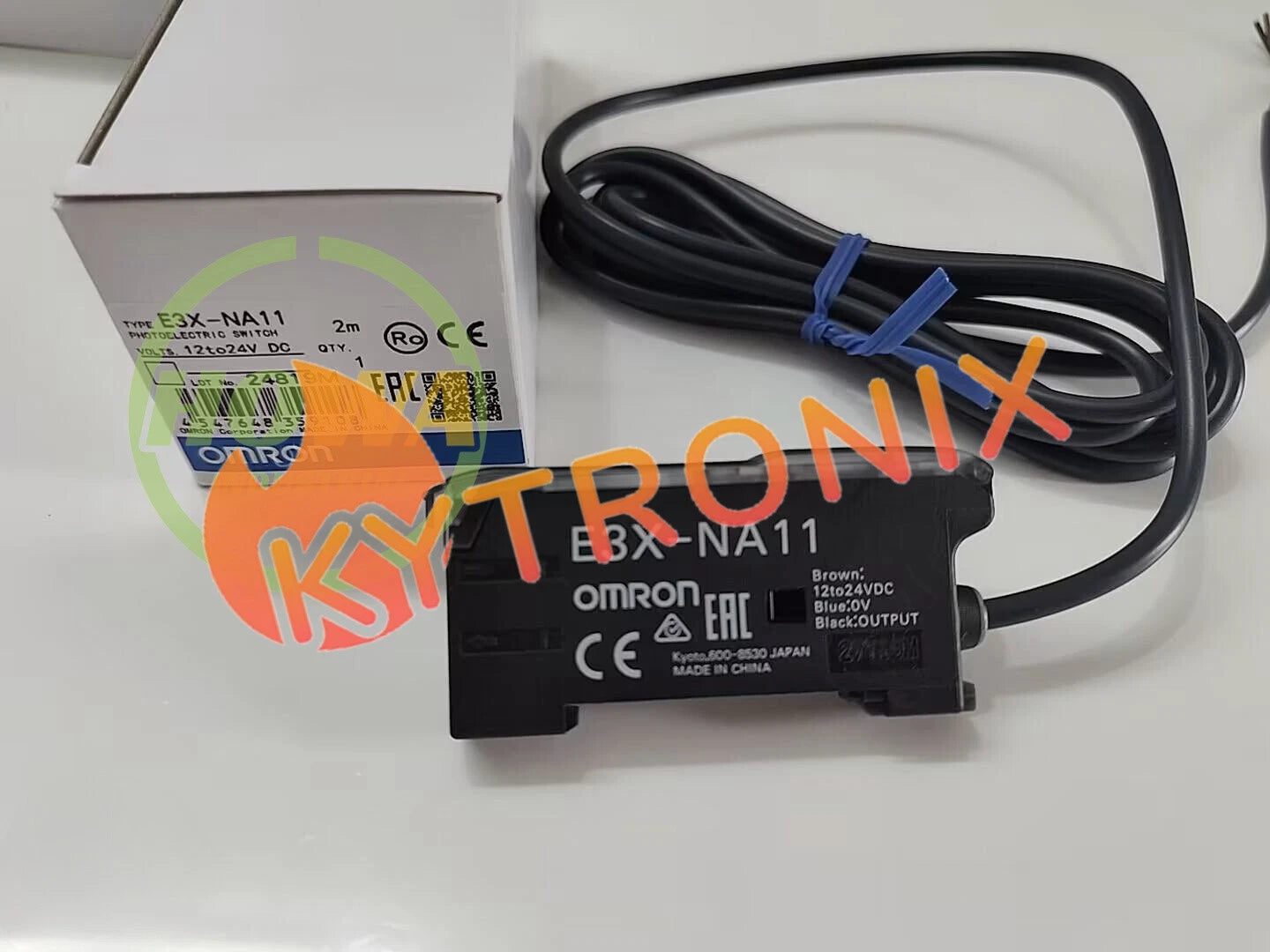 Omron E3X-NA11 2M Photoelectric Sensors 12-24VDC Amplifier Unit, FREE SHIP