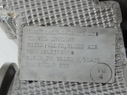 Used AlliedSignal Normalair bleed air valve, Garrett 4231B000-003 - ALLIEDSIGNAL