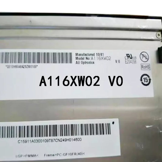 11.6" AUO A116XW02 V0 LCD Display Screen - AUO