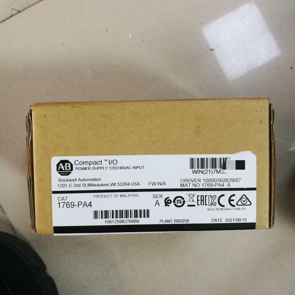 NEW Sealed Allen Bradley 1769-PA4 CompactLogix Power Supply 120/240 - ALLEN BRADLEY
