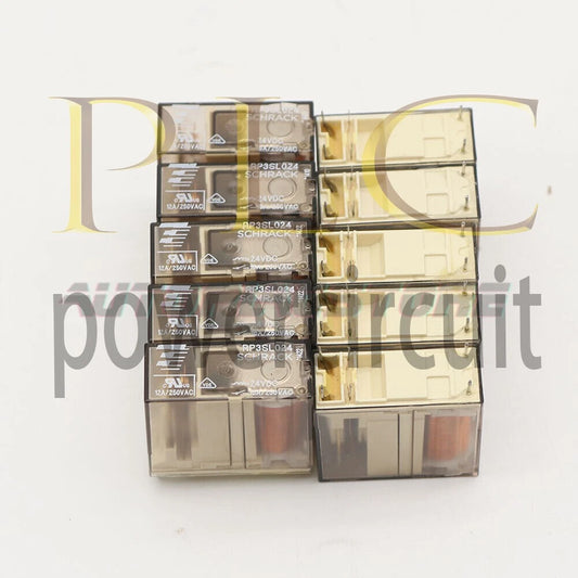 (10PCS) SCHRACK RP3SL024 24VDC Power Relay 6Pins