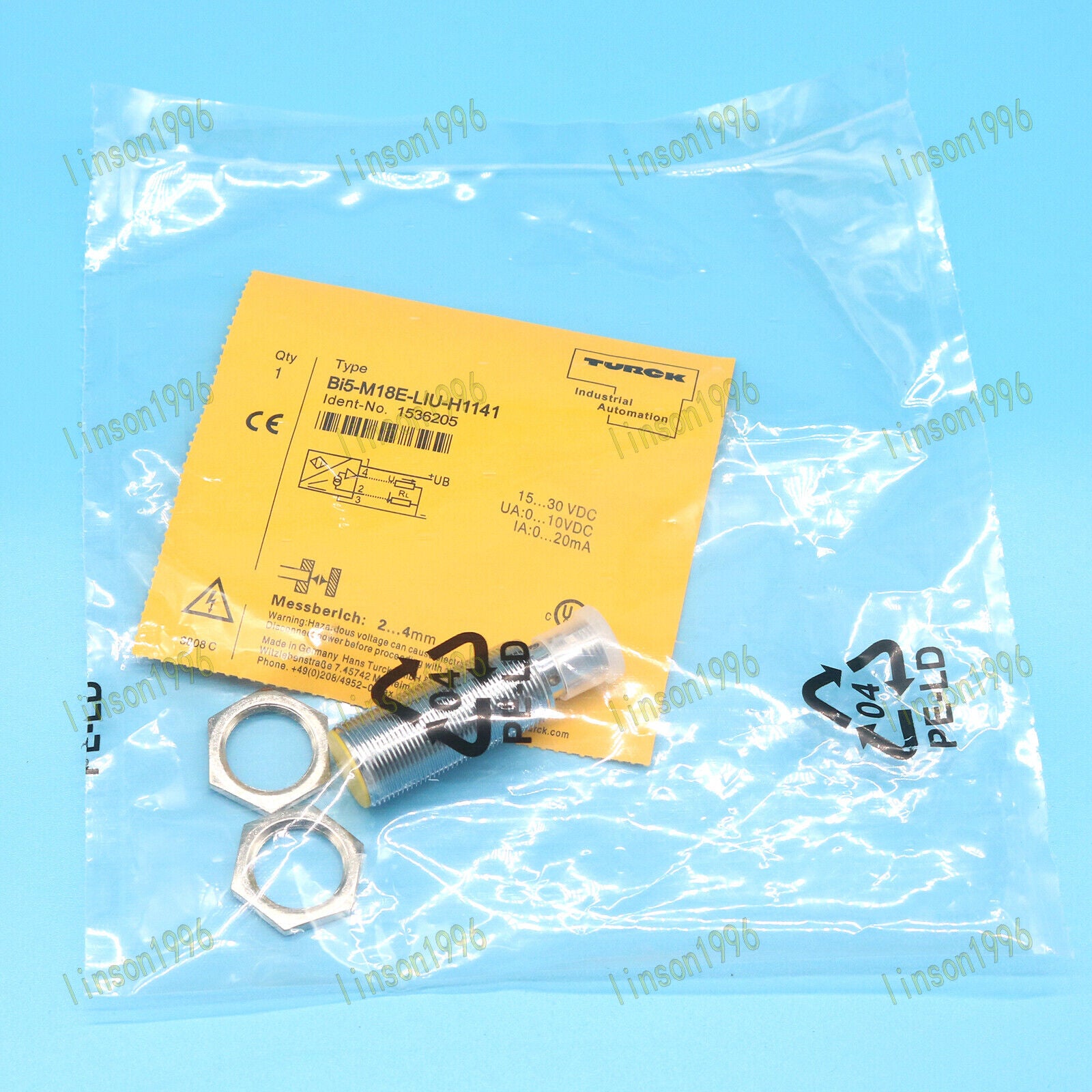Inductive Sensor BI5-M18E-LIU-H1141 - TURCK