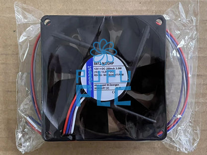 For Papst 8412N/2GHP 8412 N/2GHP 12VDC 80mm 25mm Fan~
