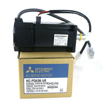 Mitsubishi Servo Motor HC-PQ43K-UE, High-Resolution Encoder, 0.5-2.8 kg·m Torque, 1000RPM, 4-Pole, 60Hz, IP67 - MITSUBISHI