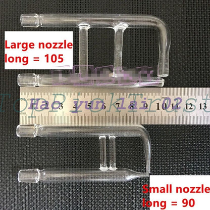 1PC Salt Mist Testing machine Salt Spray Test Nozzle Glass Nozzle 105*50/90*38