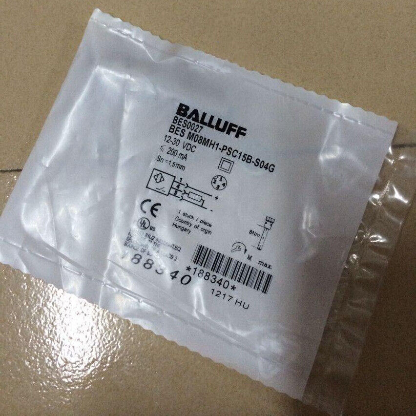 Balluff Proximity Sensor BES M08MH1-PSC15B-S04G - BALLUFF