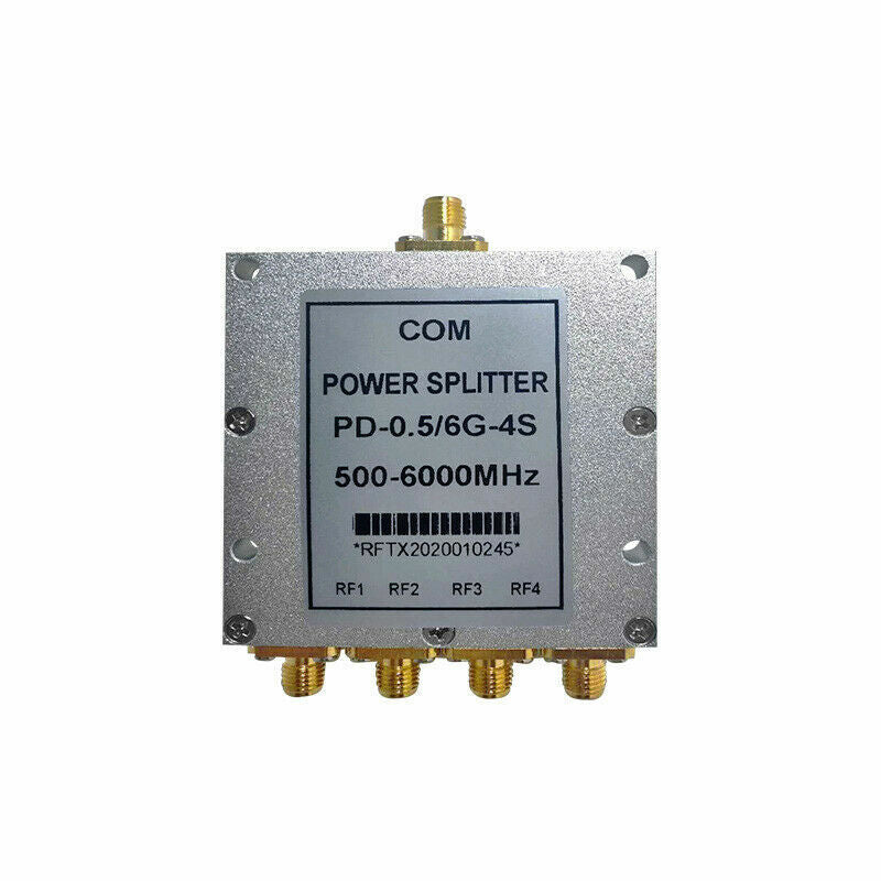 Power Splitter 1:4 GPS Signal Combiner 500M SMA 0.5-6G Microstrip Power Splitter