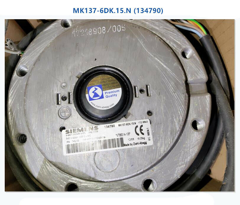 used For  MK137-6DK.15.N  200V~345V IP54 5.4/3.1A 1.0KW SIEMENS motor fan