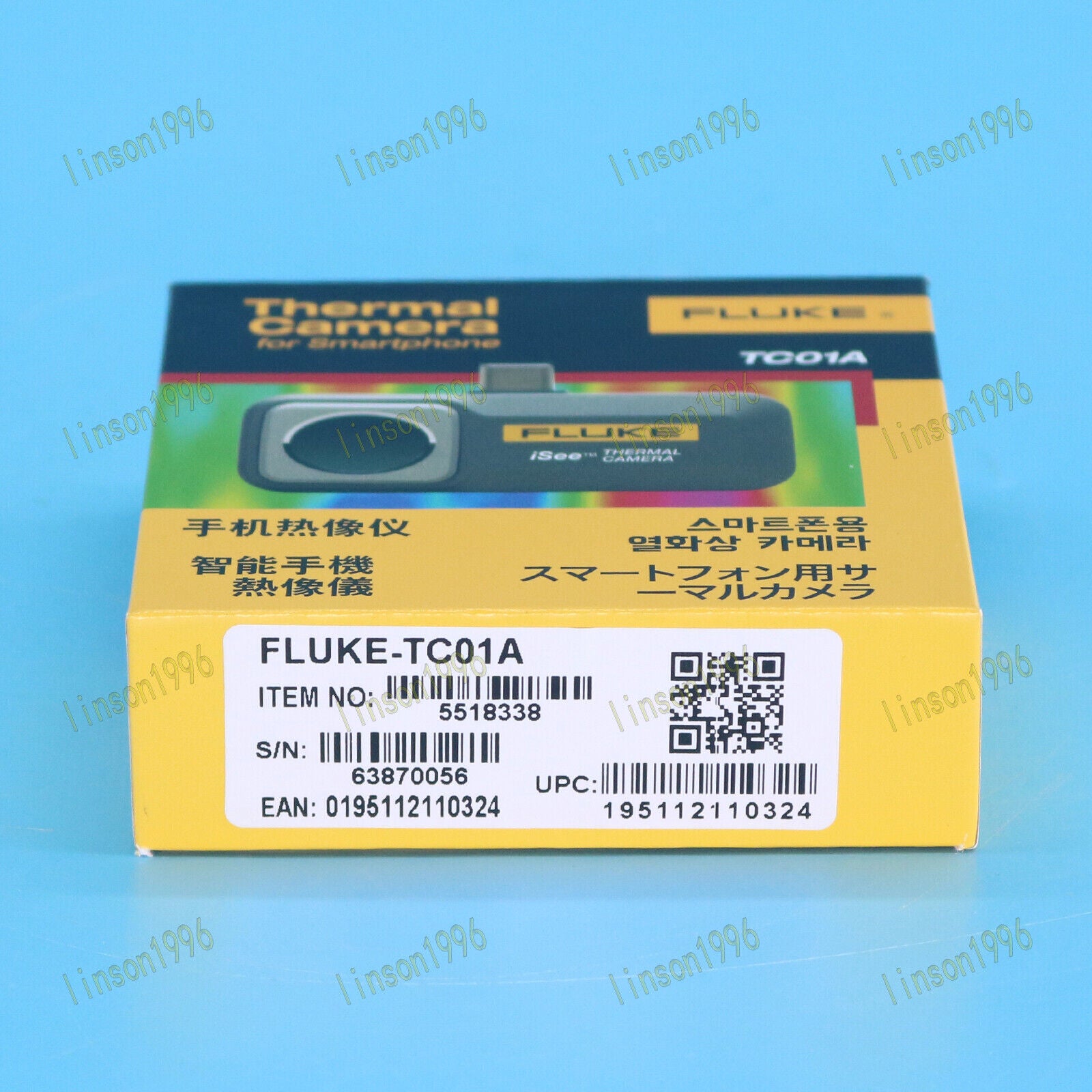 new 1PC Fluke TC01A Mobile Phone Infrared Thermal Imager PCB Circuit Thermal Camera Fluke