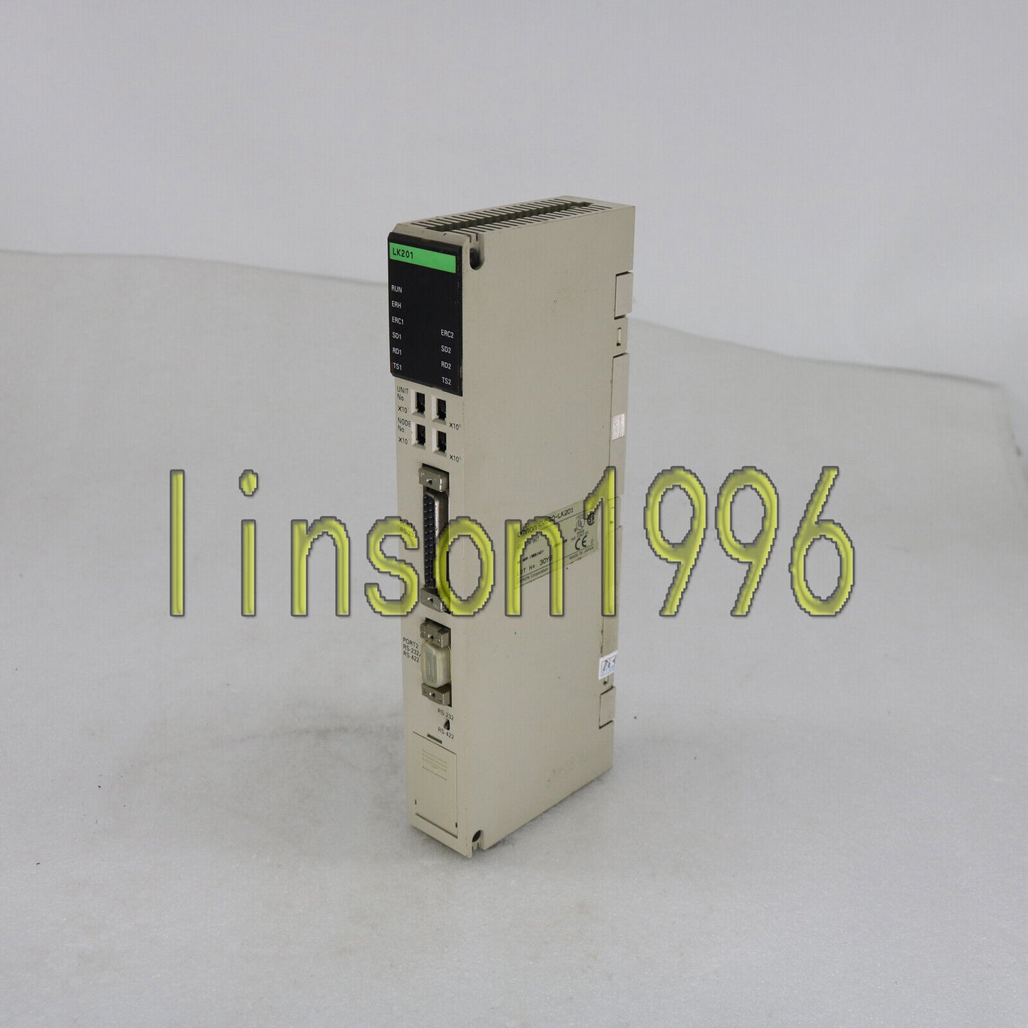 used Omron CV500-LK201 PLC module in excellent condition - OMRON