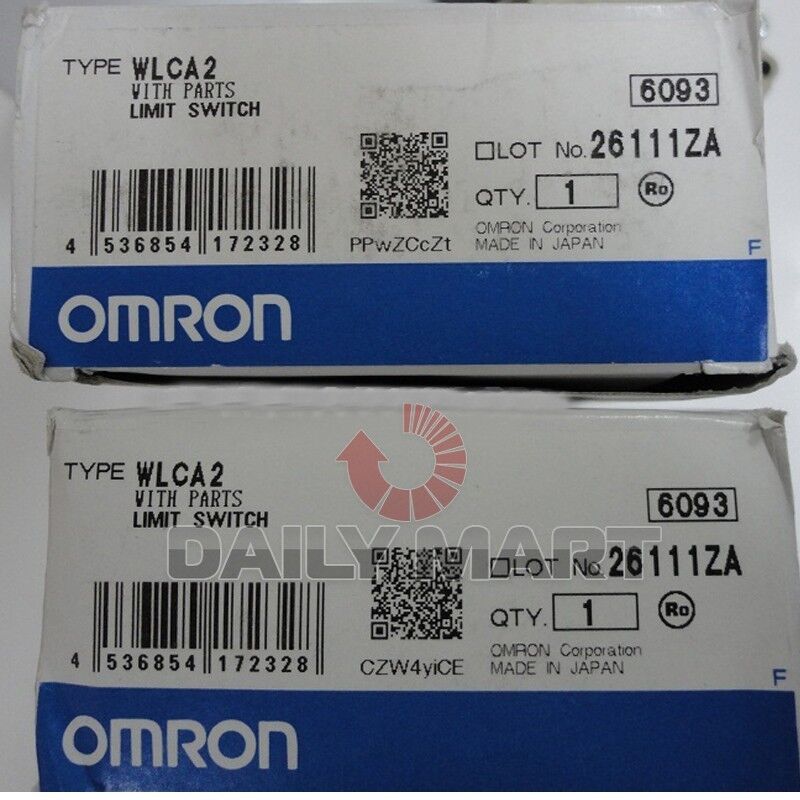 new OMRON WLCA2 Two-circuit Limit Switch in Box NIB Ship - OMRON