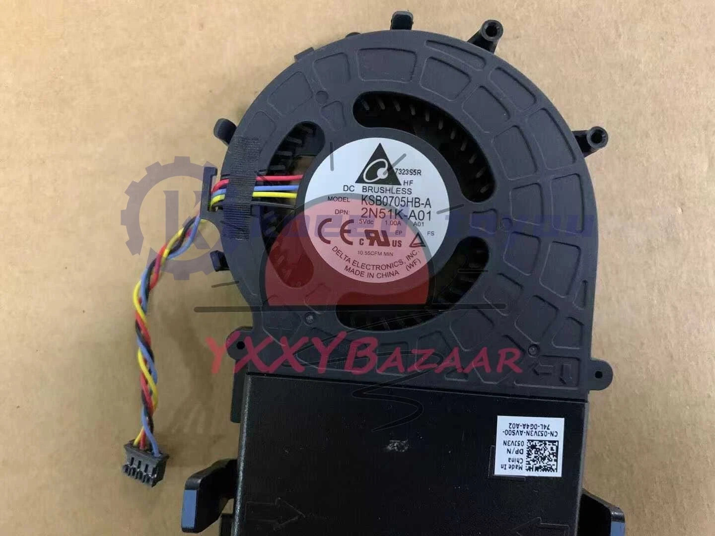 1PCS for Gaming CPU Fan KSB0705HB-A 2N51K-A01 5V 1.00A Fast delivery