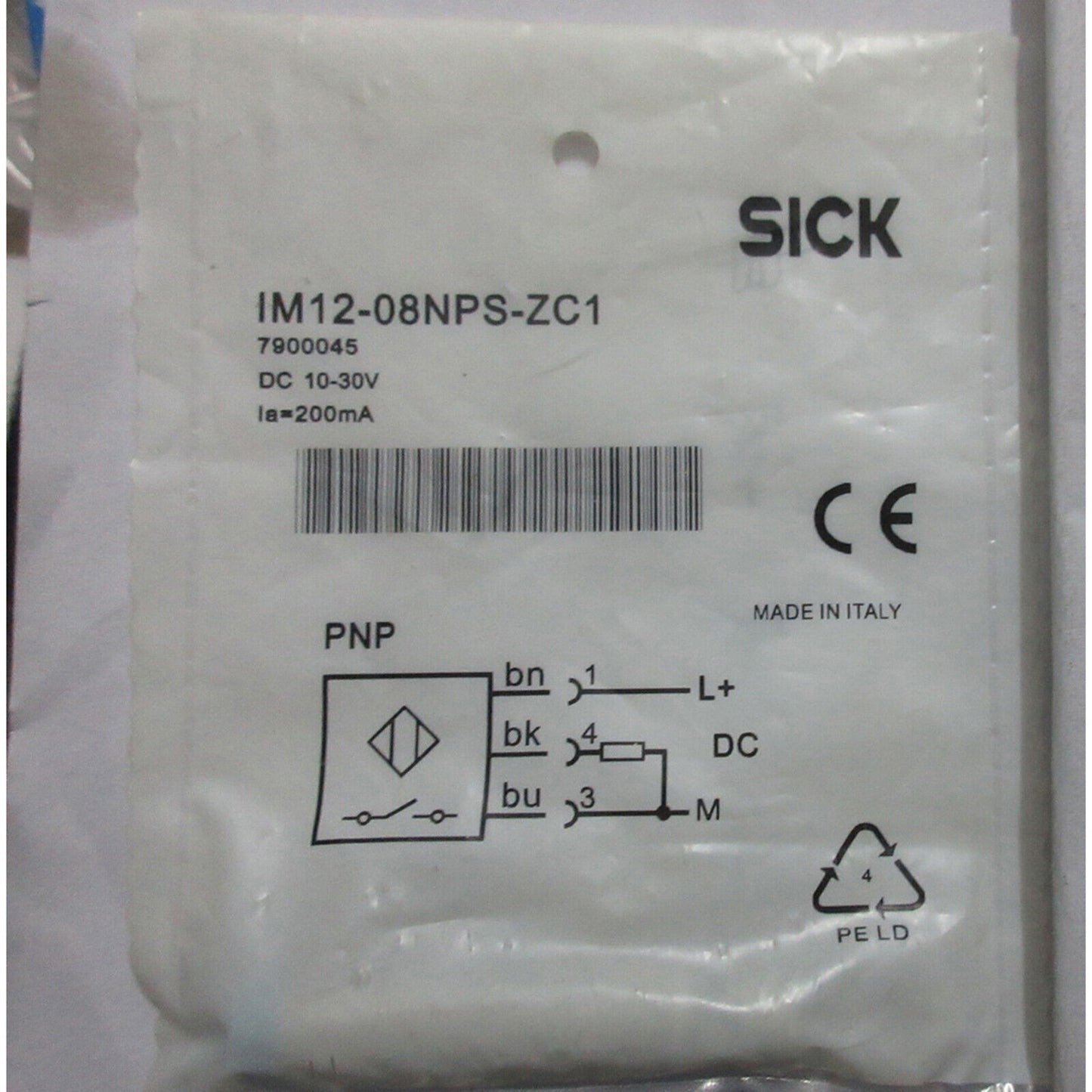 ONE SICK IM12-08NPS-ZC1 Photoelectric Switch - SICK