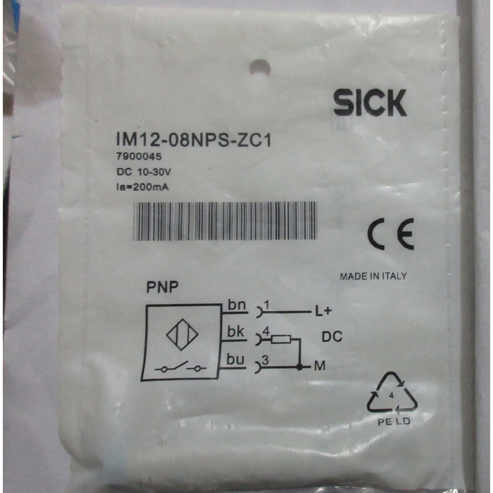 ONE SICK IM12-08NPS-ZC1 Photoelectric Switch - SICK