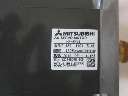 new MITSUBISHI HF-MP73 AC SERVO MOTOR HFMP73B PING - MITSUBISHI