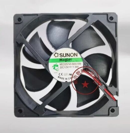SUNON MEC0251V3-0000-A99 DC12V 1.9W 12CM 2-Wire Silent Cooling Fan