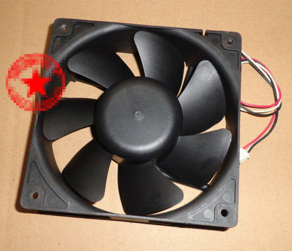1pcs AVC E1238B12H 12038 12CM 12V 0.55A 3-wire cooling fan
