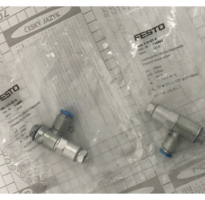 New 1PC FESTO Check Valve HGL-1/4-QS-8 530041 Fast - FESTO