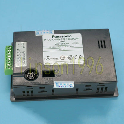1PC Panasonic GT01 AIGT0030B1 RS232C 5V Programmable Display - PANASONIC