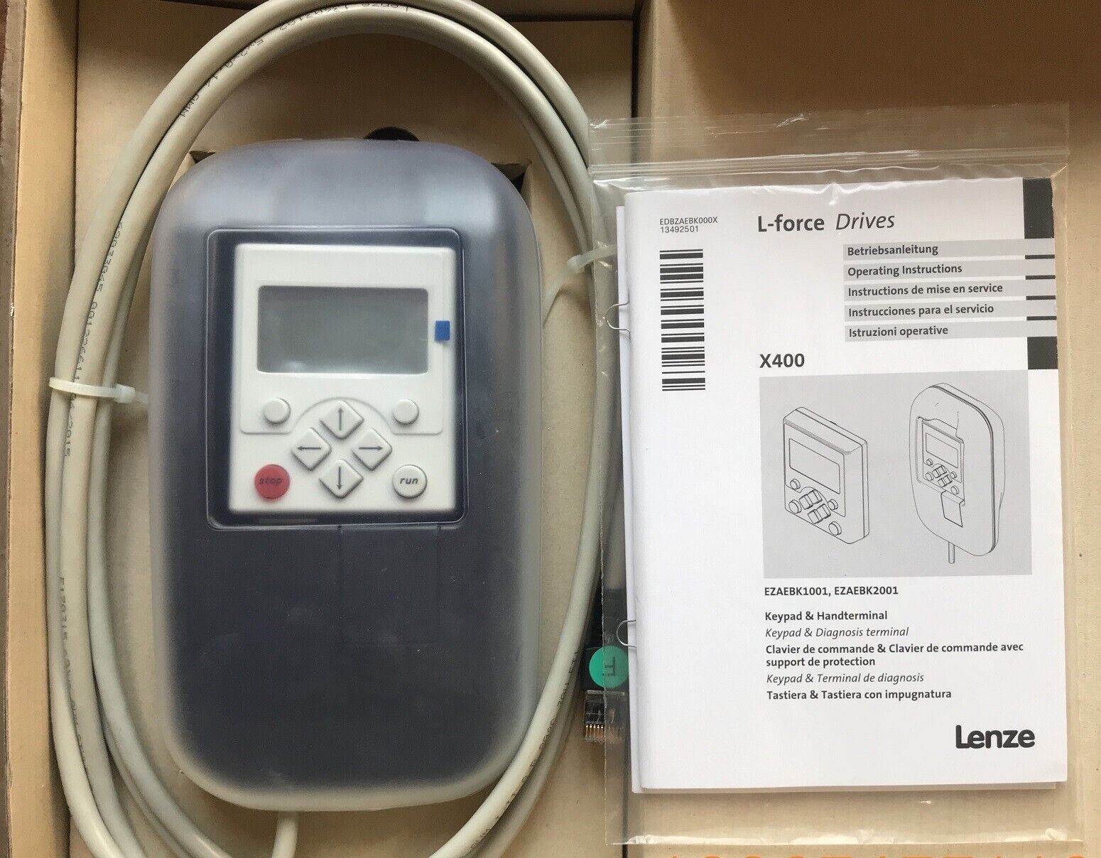 1pc Lenze EZAEBK2001 Frequency Converter - LENZE