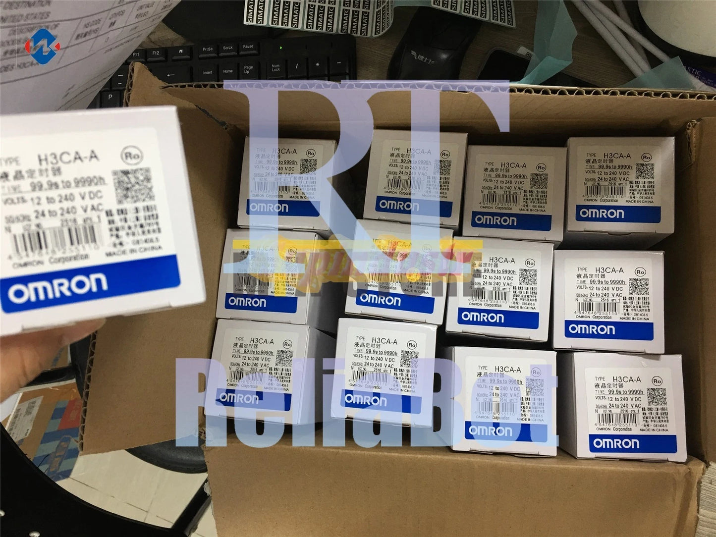 1pcs Omron Timer H3CA-A H3CAA 24-240VAC/VDC ~