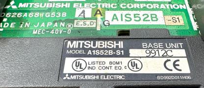 used Mitsubishi A1S52B-S1 Base Unit - MITSUBISHI