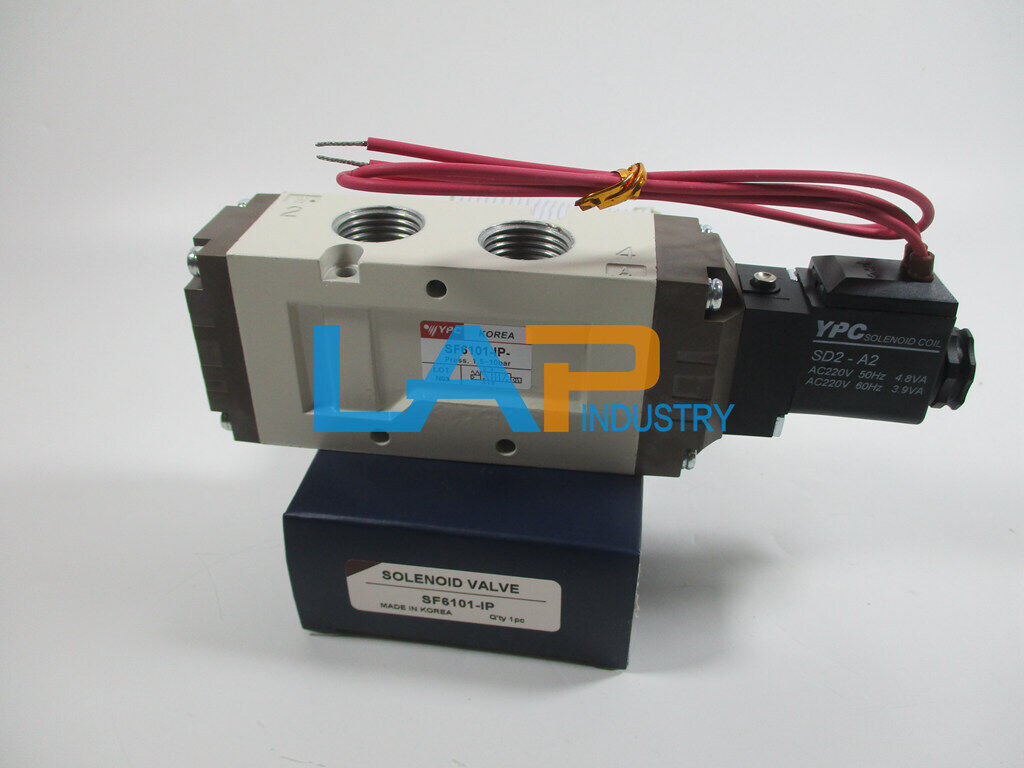 new 1PCS  For SF6101-IP AC220V Solenoid Valve 1.5-10bar