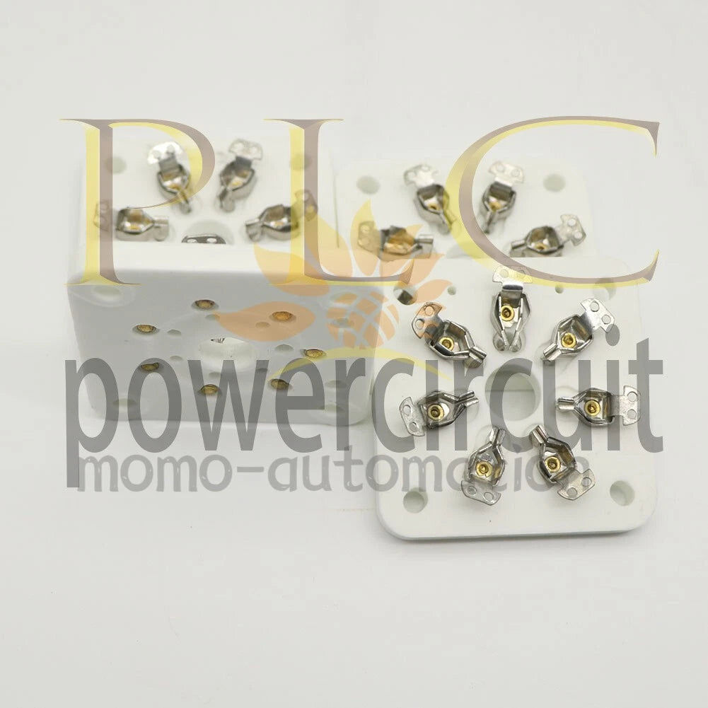 4PCS 7pin Ceramic vacuum tube socket Silver plate for 6C33 832 829 FU29 826
