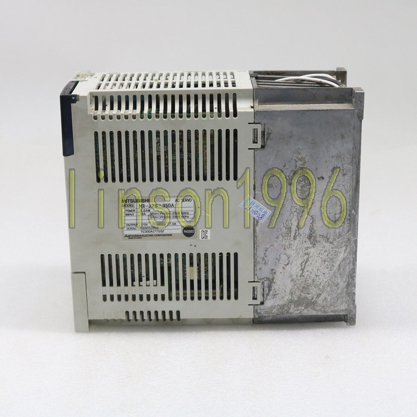 used ONE Mitsubishi MRJ2S350 Servo Drive - MITSUBISHI