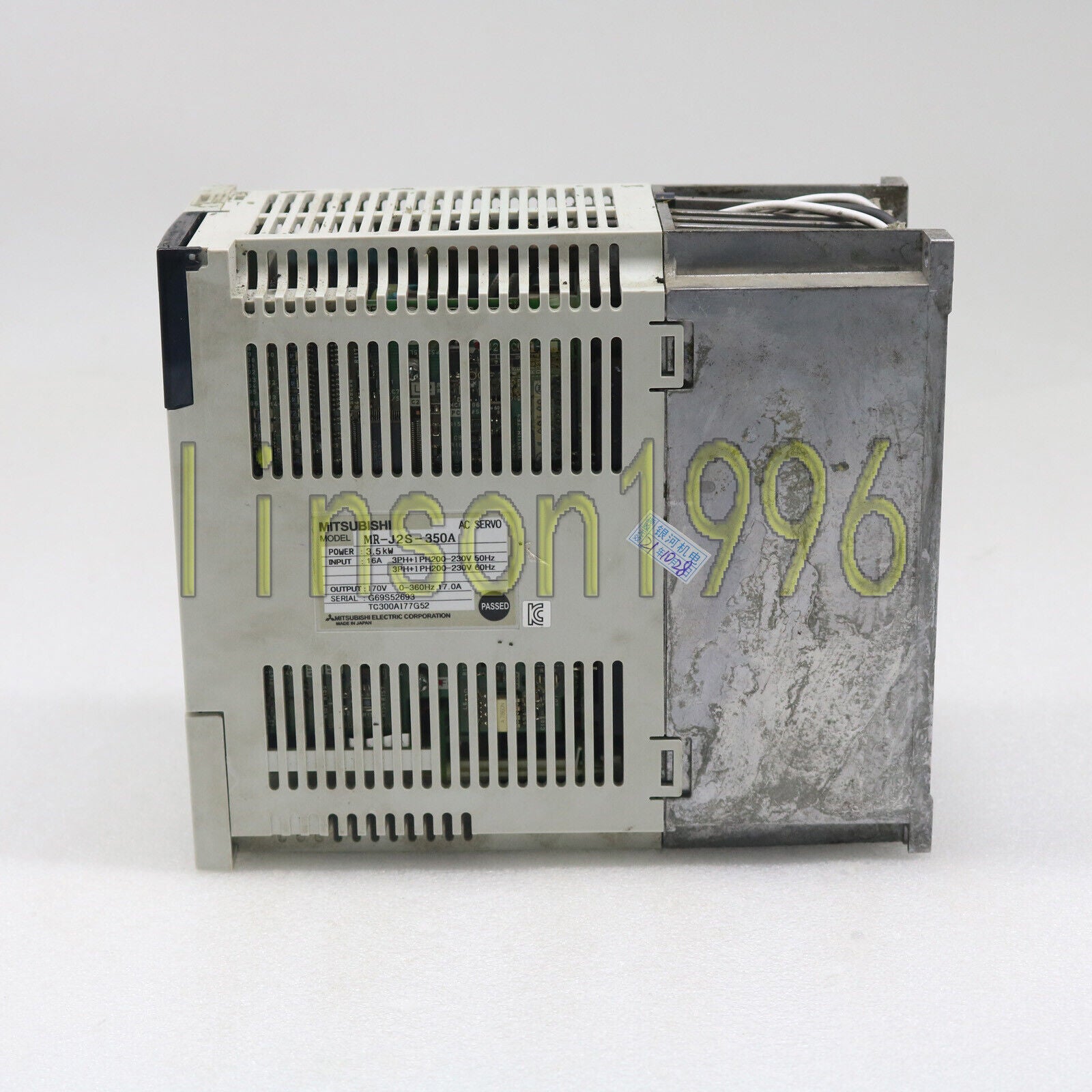 used ONE Mitsubishi MRJ2S350 Servo Drive - MITSUBISHI