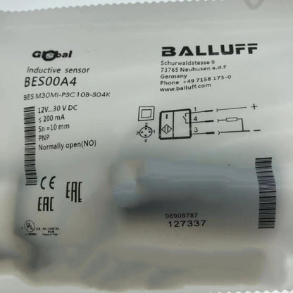 Balluff Proximity Switch BES M30MI-PSC10B-S04K - BALLUFF