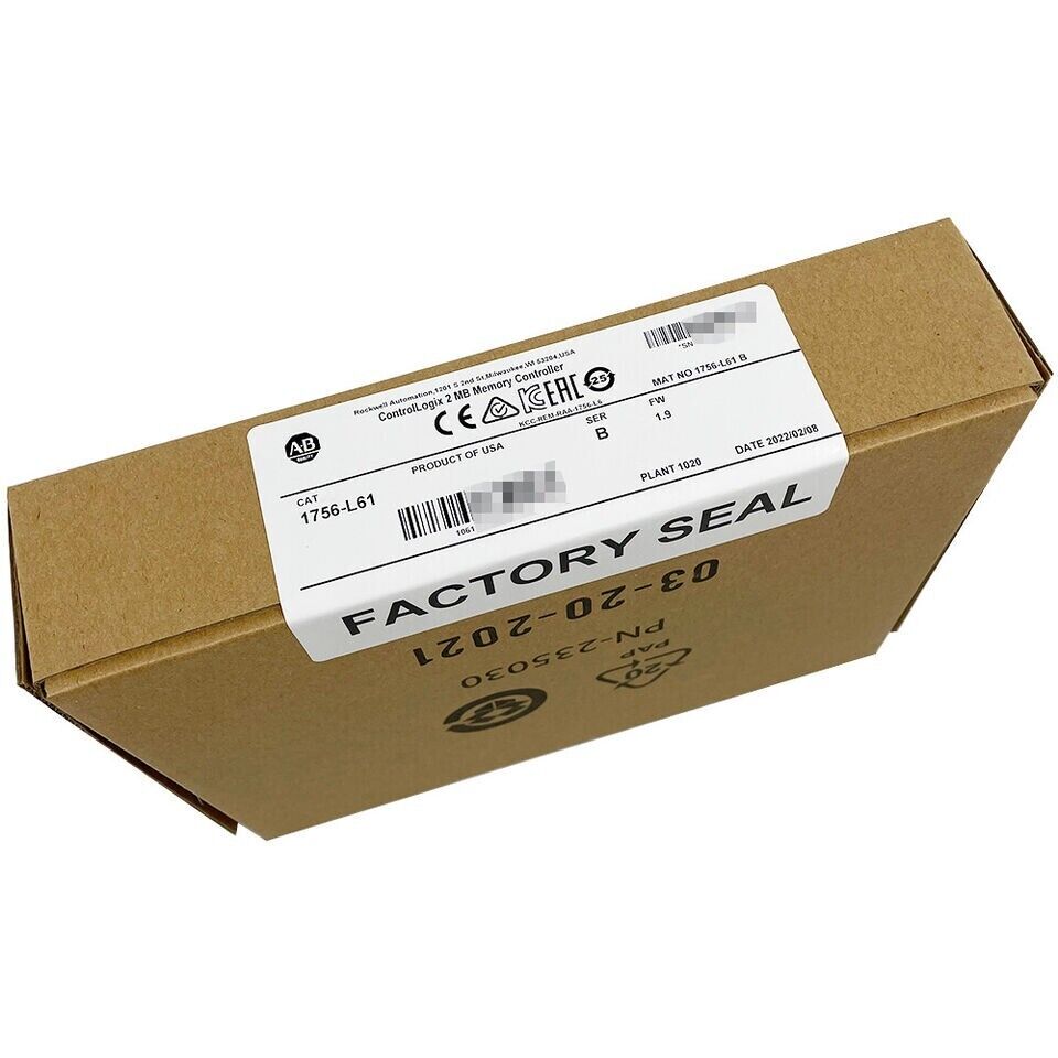 New Sealed 1756L61 Processor 2MB - CONTROLLOGIX