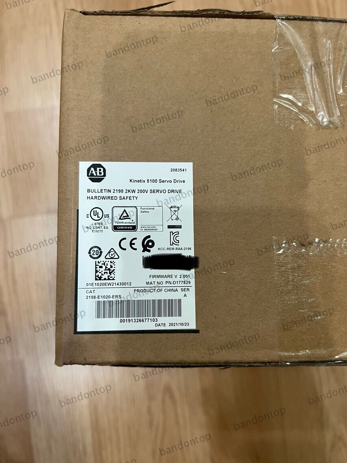 Factory Sealed Original Allen Bradley 2198-E1020-ERS - ALLEN BRADLEY