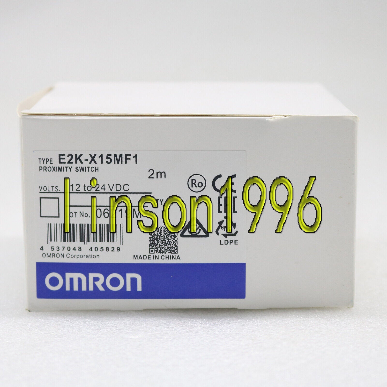Omron E2K-X15MF1 Capacitive Proximity Switch - OMRON