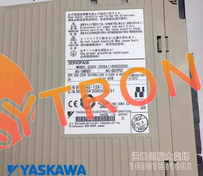 YASKAWA SGDV-2R8A11B002000 AC Servo Drive