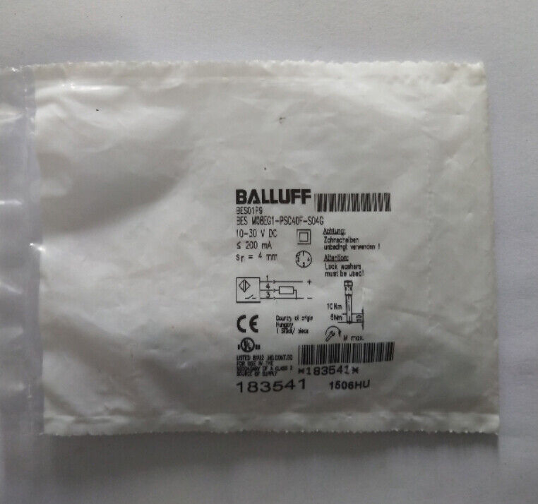 Balluff BES M08EG1 Proximity Switch Fast - BALLUFF