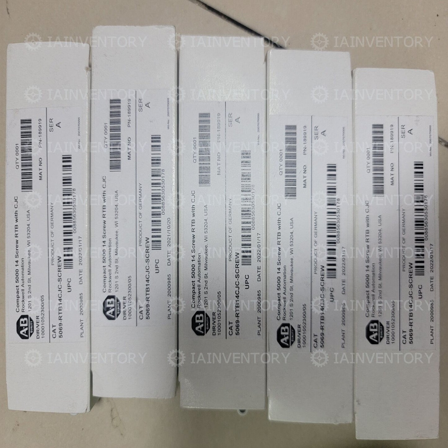 Allen-Bradley Compact 5000 Screw RTB with CJC 14 - ALLEN-BRADLEY