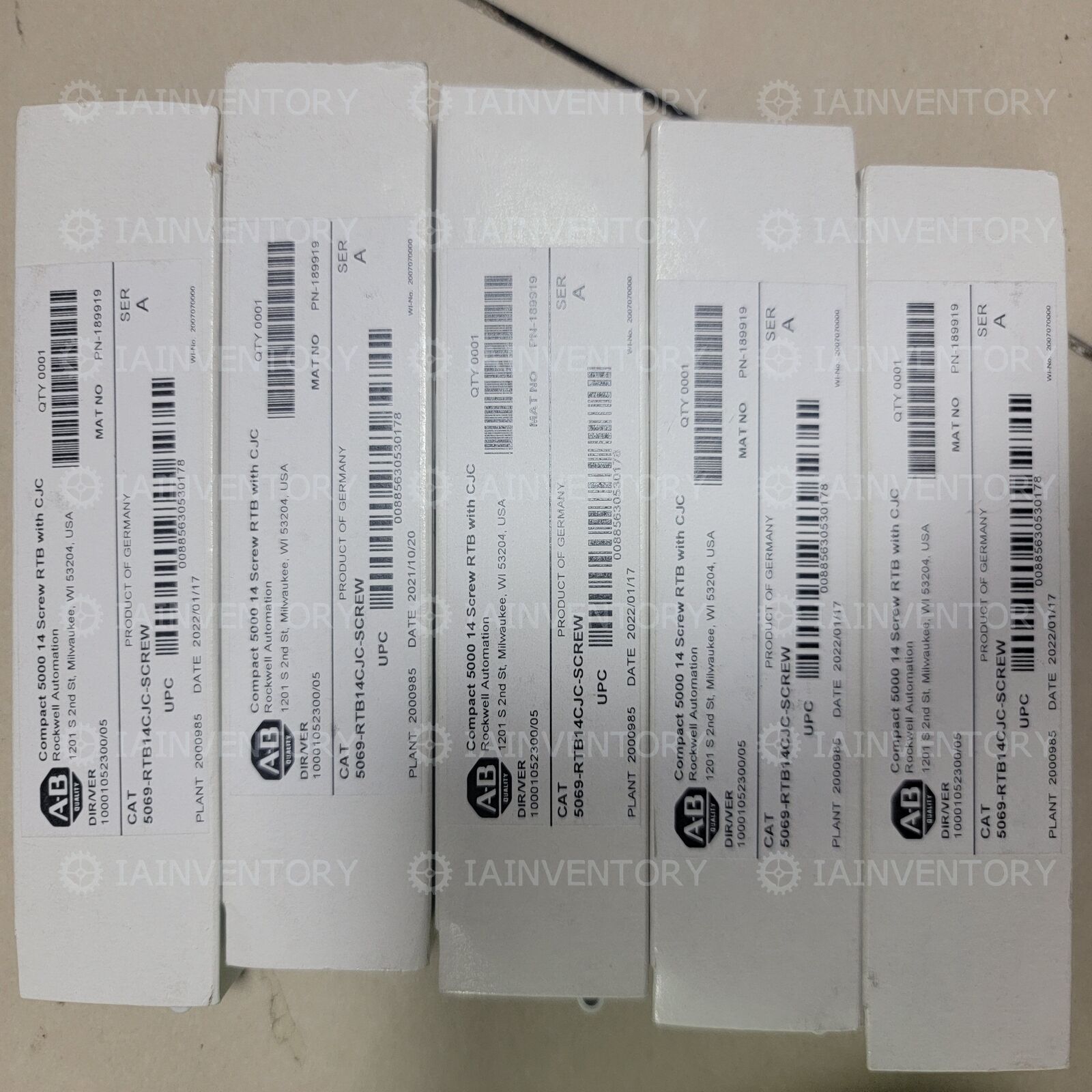 Allen-Bradley Compact 5000 Screw RTB with CJC 14 - ALLEN-BRADLEY